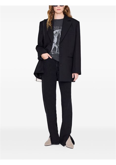 lili tee woman balck ANINE BING | A-08-11713WBL1